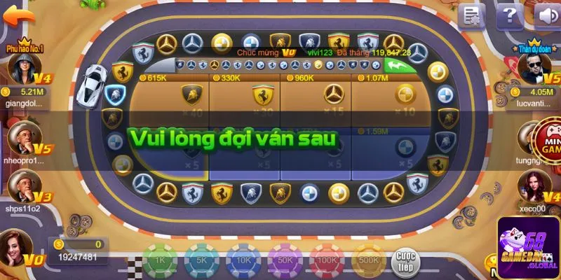 Hướng dẫn cách chơi siêu xe tại cổng game 68 game bài