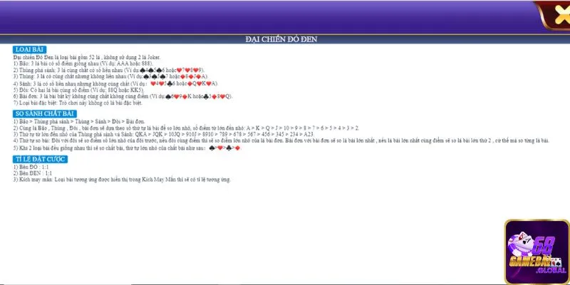 Luật và các thuật ngữ quan trọng cần chú ý trong game